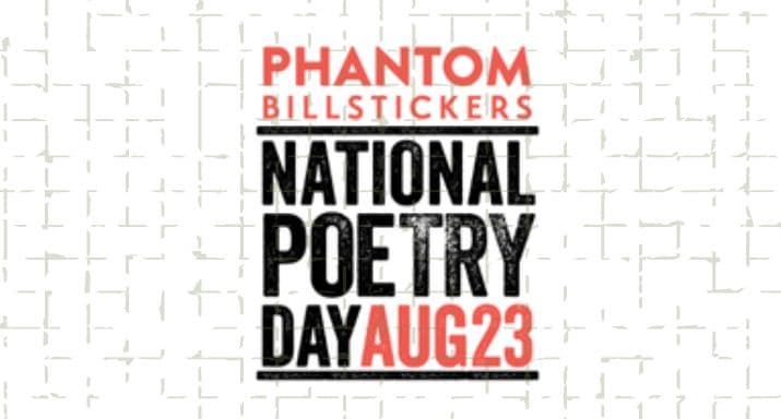 Phantom Billstickers Poetry Day 2024